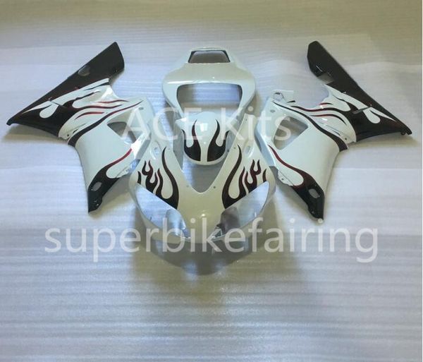 3Gifts New Hot vendas de bicicleta Kits De Carcaças Para YAMAHA YZF-R1 1998 1999 R1 98 99 YZF1000 Branco Vermelho Fresco SX22