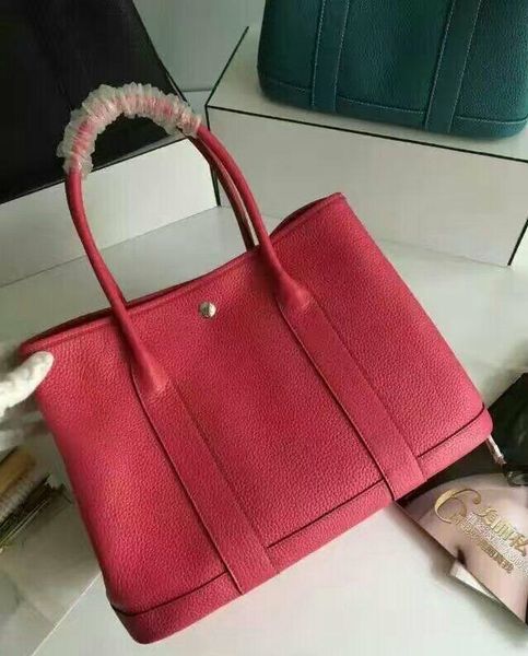 

Топ 2017 новый натуральная натуральная кожа GARDEN PARTY TOTE-женщины известный бренд конф