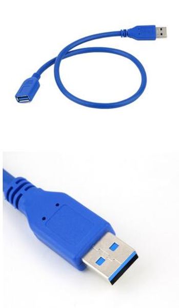 

electronics universal 0.5m usb extension cable usb 3.0 male a to usb3.0 female a extension data sync cord cable adapter connector