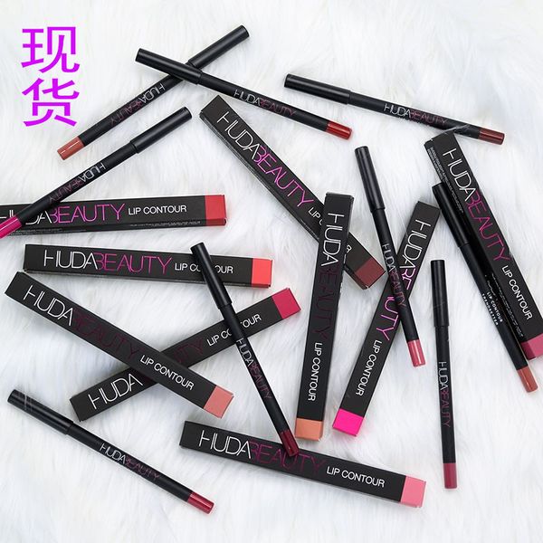 

wholesale-new fashion lipstick pencil brand new women's professional lipliner waterproof lip liner pencil 9 colors makeup tools