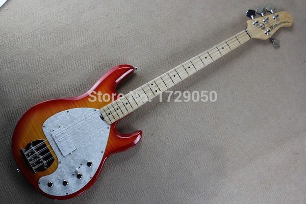 

wholesale-real ps ernie ball musicman sting ray 4 strings active pickup cs color electric bass guitar 1111