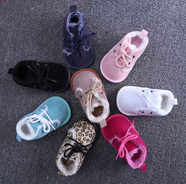 

wholesale- winter warm newborn baby shoes leopard baby infant kids girl soft sole shoe crib toddler first walkers 0-18 months b10210