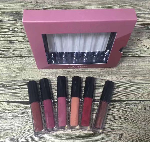 

New makeup fall mini lip glo et liquid lip tick 6 color in tockdhl hipping gift