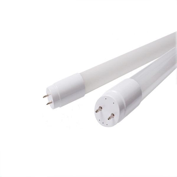 18W 5 ft 24W LED ışık tüpü buzlu kapak CE UL AC 85-265V lambaları 4 ft 360 derece yayan T8 plastik LED tüp lambaları