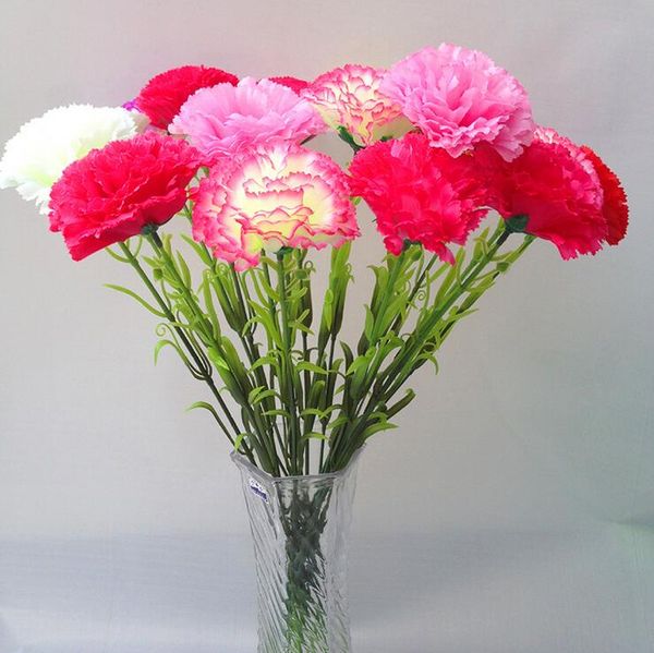 

Artificial carnation flower home decoration ingle ilk flower valentine 039 day mother 039 day gift wedding flower arranging f0103