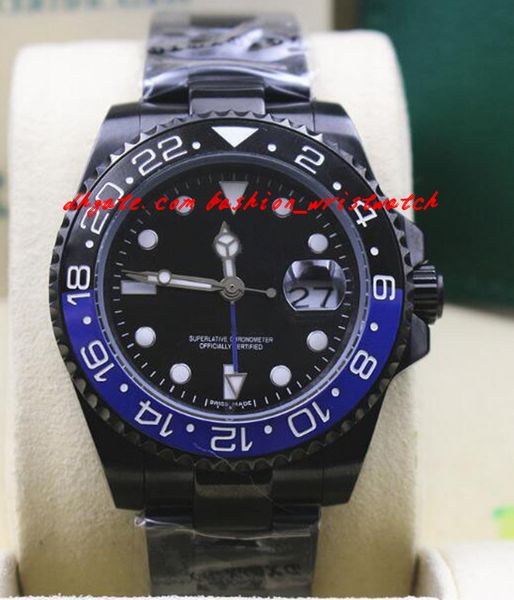 

fashion brand luxury watches new ii watch 116710 batman black blue ceramic automatic mens watch mens watch, Slivery;brown