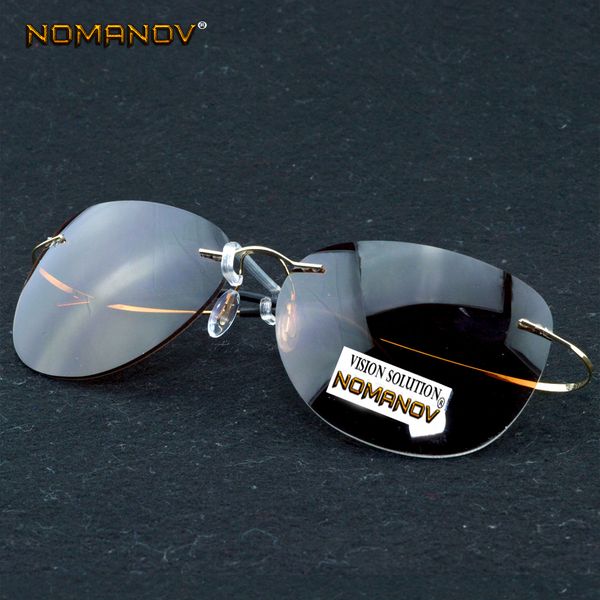 

оптово = nomanov brand = !!! только 9 g !!! титановые оправы brown поляризованные очки ultra light вождение мужчины спорта солнцезащитные оч, White;black
