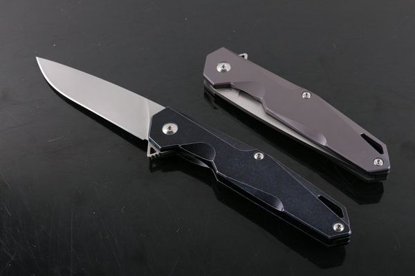 

Outdoor Gear CH Folder CH1047 CT Titanium Alloy Handle D2 Blade Drop Point Tactical Hunting Knife New In Original Box F973L