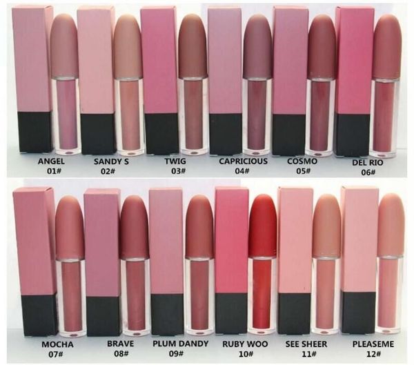 

make up liquid lipsticks matte lipstick beauty lips makeup waterproof brand m matte lip gloss long lasting lipgloss cosmetics 12colors 4.5g