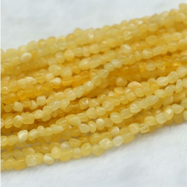 

wholesale natural genuine yellow honey jade small nugget loose beads form beads fit jewelry 15" 03928, Black
