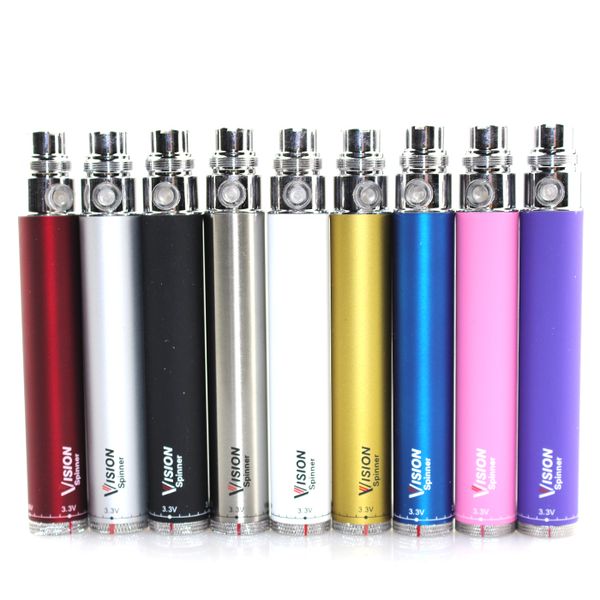 

voltage ego i for c twist vision variable spinner vv battery 650 900 1100 1300mah cigs atomizer cigarette 3.3-4.8v ego e nofmd