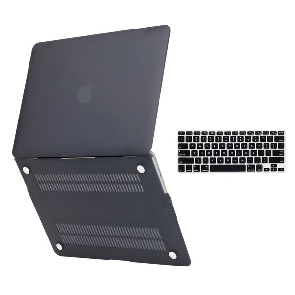 

Matte Rubber Coated Soft Touch Plastic Hard Case with keyboard cover for MacBook Air 13 inch Model A1369 and A1466