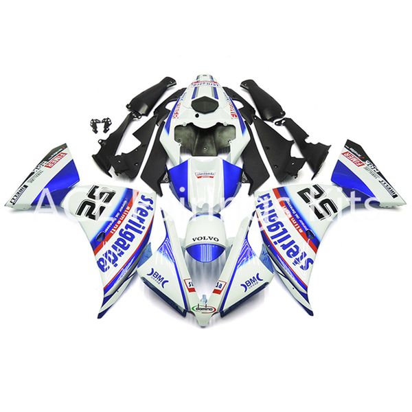 

3 gifts complete fairings for yamaha yzf 1000-yzf-r1-12-13-14 yzf-r1-2012-2013-2014 motorcycle full fairing kit white blue o1