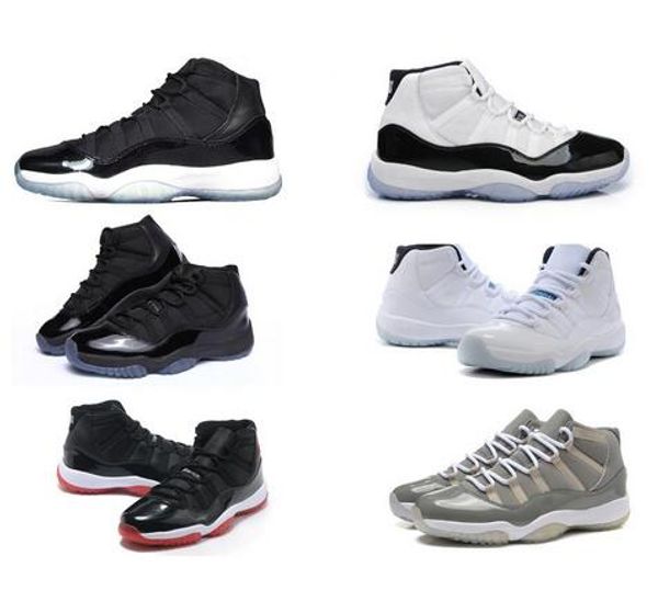 

11 bred concord Space Jam Legend gamma blue XI men basketball shoes cheap sneakers 2016 red black Outdoor sports shoes all sizes