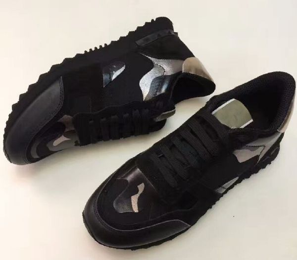 

Женщины мужчины загрузки Звезда шипованных обувь сетка кожа камуфляж шипованных