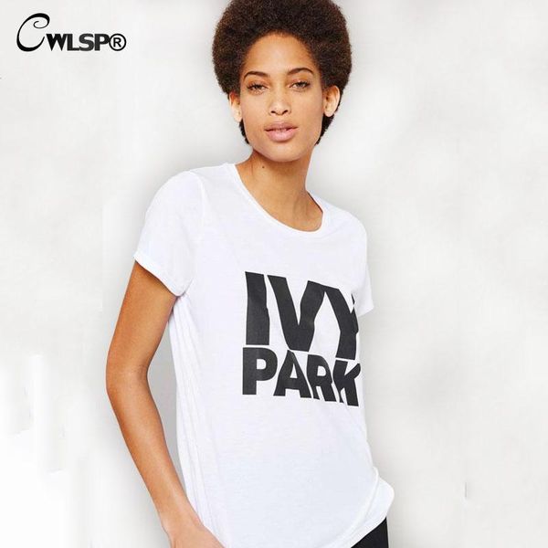 wholesale women t shirt ivy park letter print tops 2016 summer ivy park plus size
