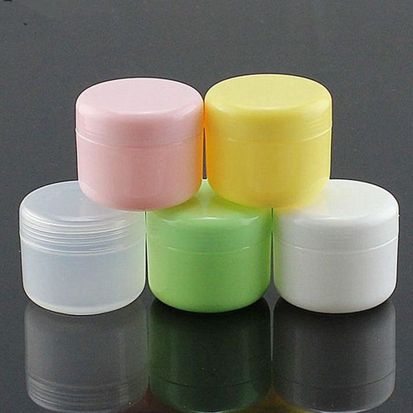 

fast shipping 20g 50g empty plastic cream mask pp bottles jars containers tins for cosmetics packaging f2017491