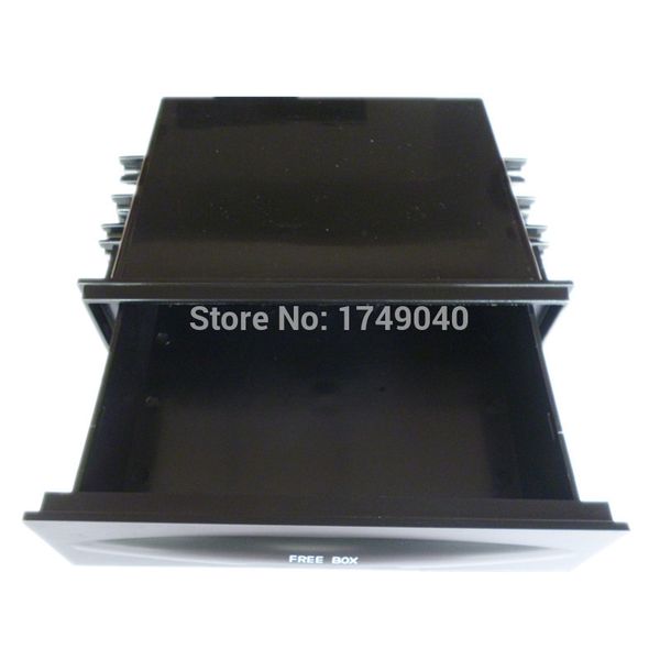 

wholesale- car audio conversion single din dash radio installation pocket kit black storage box cx-38 tray cd dvd holder drawer universal