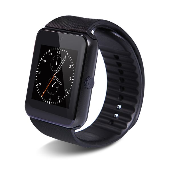 GT08 Bluetooth Smart Watch con slot per schede SIM e NFC Health Watch per Android Samsung e iPhone Smartphone Bracciale Smartwatch DHL gratuito