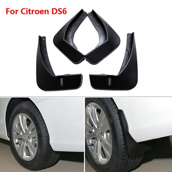 

brand new for citroen ds6 4pcs abs mud flaps splash guards car fender mudguard