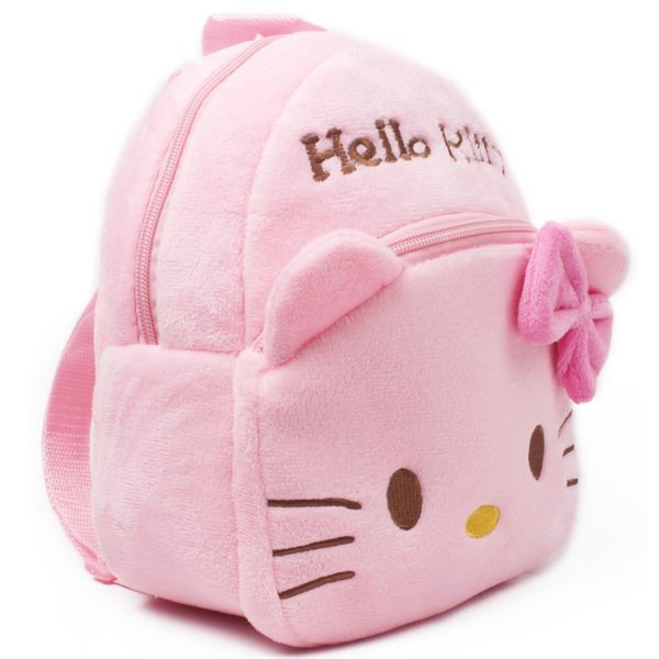 

Plush Backpacks Cartoon Kids School Bags Toys Pink Hello Kitty Cute Animal Lovely Kindergarten Children Storage Box Doll