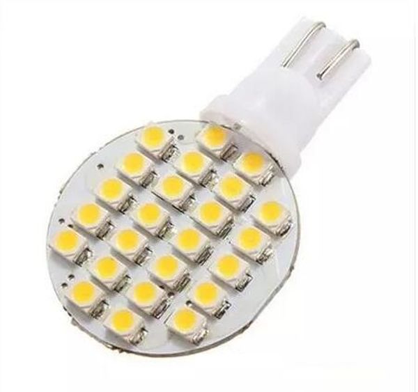 

20pcs T10 Клин W5W 24 SMD LED белый / теплый белый RV свет лампы лампы парковка автомобиль инс