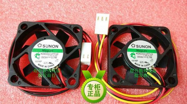 Originale SUNON 4010 DC5V 0.7W KDE0504PFV2 2 linea 3 linea interruttore silenzioso ventola di raffreddamento