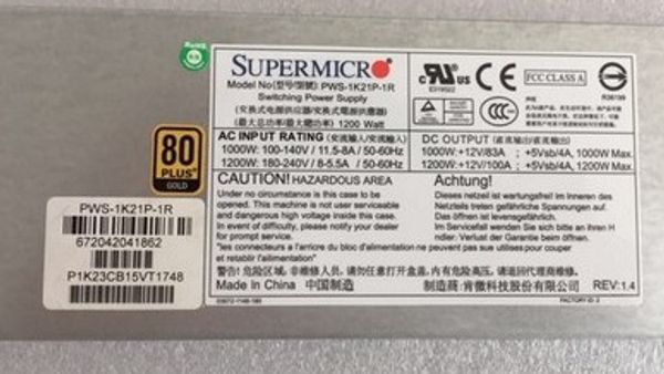 

100% working power supply for pws-1k21p-1r 1200w fully tested