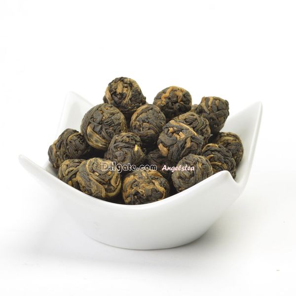 

Оптовая продажа 100 г Fengqing Dragon Pearl черный чай, бесплатная доставка-100% ручной работы