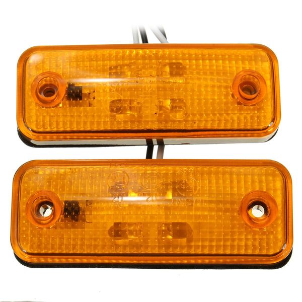 

2pcs 4 led side marker веовой индикаоѬ ламп авобђ гѬђзовой авомобил пѬиеп гѬђзови