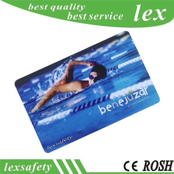 

china technology print 100pcs/lot fm11rf08 thin plastic ic smart card promotional 13.56mhz iso14443a membership pvc cards