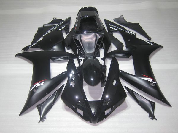 

injection molded motorcycle fairing kit for yamaha yzf r1 2002 2003 matte black fairings set yzf r1 02 03 ot56
