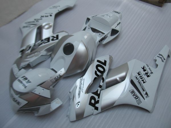 

injection molding selling fairing kit for honda cbr1000rr 04 05 silver white fairings set cbr1000rr 2004 2005 ot25