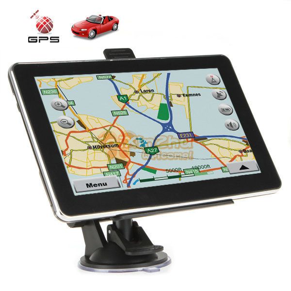 ByJo 7 pollici HD Navigazione GPS per auto Schermo capacitivo FM 8GB Veicolo Camion GPS Navigatore per auto Europa Sat nav Mappa a vita