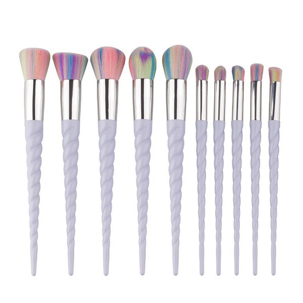 

new arrival 10pcs thread makeup brushes tech professional beauty cosmetics brushes sets in b17