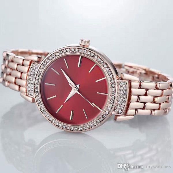 

новый лучший бренд женщины роскошные наручные часы с бриллиантами кварцевые часы из нержавеющей стали часы для дам девушка женский водонепро, Slivery;brown