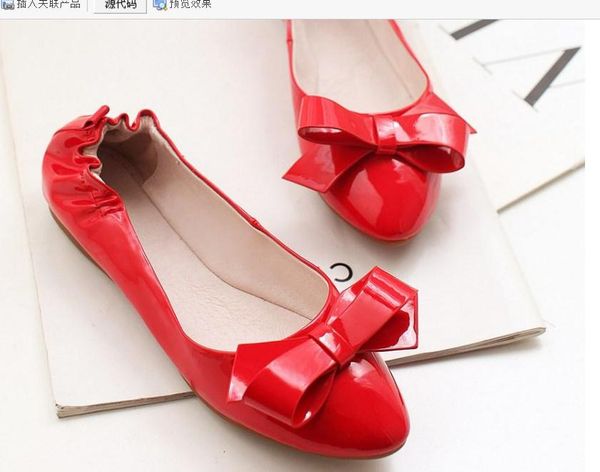 

2016 new female asakuchi shoes pointed bow flat soft bottom shoes, Black