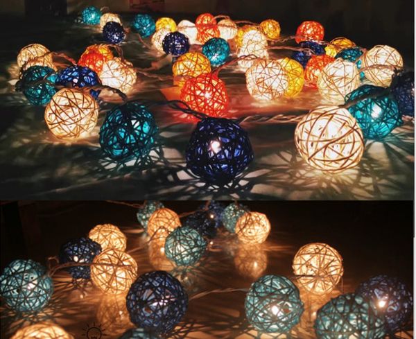 

2017 the new 20 led battery lamp string lamp wedding sepaktakraw christmas decorations, party home furnishing decoration dhl /ing