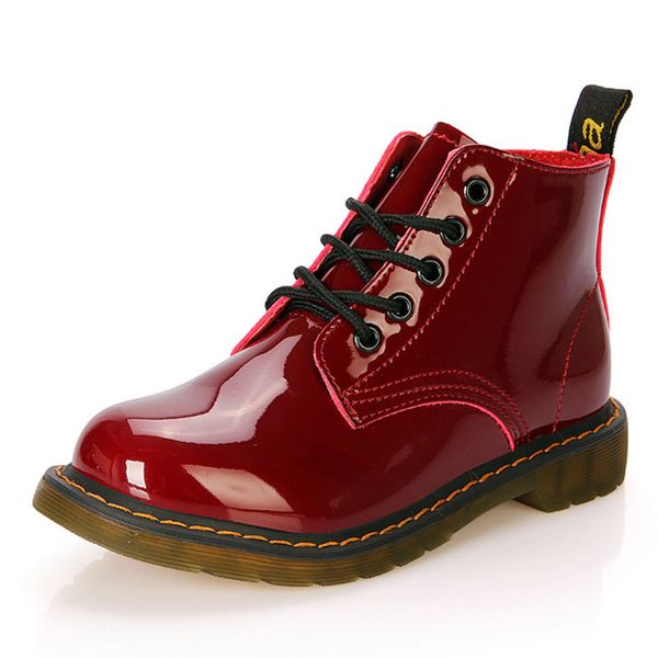 

wholesale-ladies shoes women boots ankle boots platform buckle plaid leather shoes zapatos mujer fashion design for women zh284, Black
