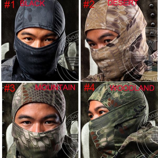 

Multicam Camo Balaclava Тактический наружный камуфляж Велоспорт Мотоцикл Cap Hats Full Face Mask