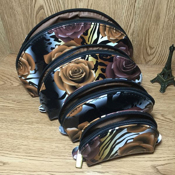 

the new south korean large capacity multi-functional cosmetic bag rose fashion brand cosmetic bags 2017 new fashion women travel makeup case