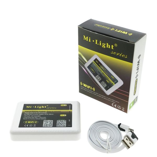 Dimmable Mi Light Wireless 2.4G 4-ZONE RF беспроводной RGB RGBW светодиодный контроллер RGBW для 5050 3528 3014 RGB RGBW гибкий светодиодный свет