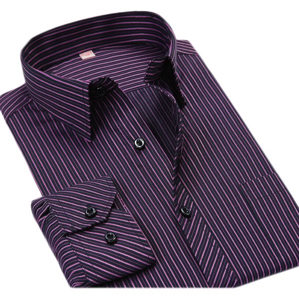 

wholesale- plus size 6xl striped men shirts long sleeve casual shirts 5xl big size luxury china imported men clothing, White;black