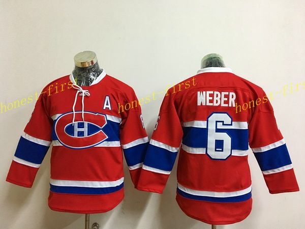

youth montreal canadiens #6 shea weber red 2017 Hockey Jerseys Ice Winter Home Away Jersey Stitched Drop Shipping