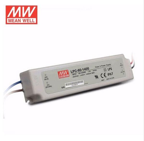 Meanwell LPC-60-1400 Alimentatore switching Driver LED corrente costante Uscita singola 60W 1400mA per 1 pz Cob Cree CXB3590 led