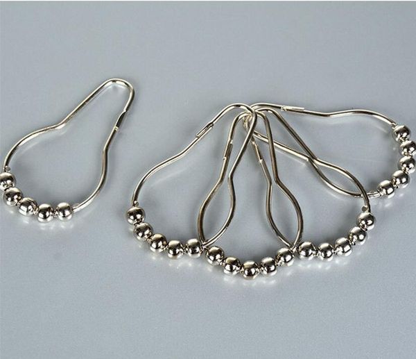 

экологичный мода полированный атласный никель 5 ролик мяч занавески для душа кольца занавес крючки 7.8 * 3.6 см