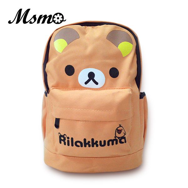 

Оптово-MSMO Kawaii San-X Rilakkuma Детская школьная сумка Прекрасный мультфильм Рюкзак Рожде