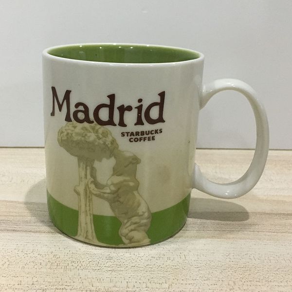 

16oz вместимость ceramic starbucks город кружка лучший классический чашку кофе мадрид город