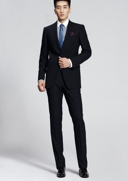 

latest men's ball gown wedding occasion groom suit customized pure color dress fashion style, White;black