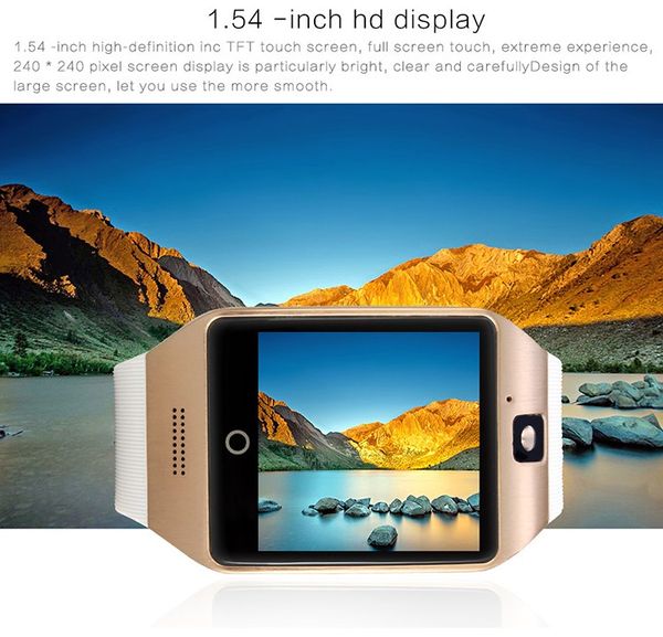 

Fitness wristband Bluetooth Q18 Smart Watch With Camera Facebooks Twitter Smartwatch Support Sim TF Card For Apple ios Android Phone